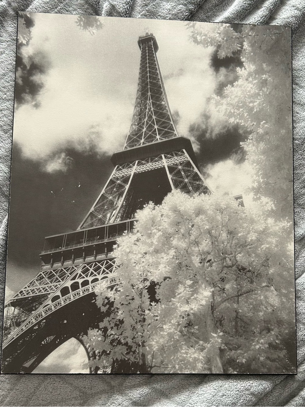 Black & White Eiffel Tower Wall Art